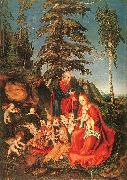 Lucas  Cranach The Rest on the Flight to Egypt oil painting reproduction